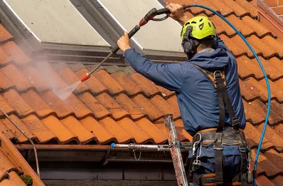 Démoussage et hydrofuge de toiture à Lacajunte